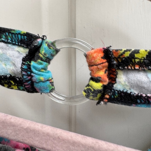 Real Love 2T Girls Multicolor Kids Tie-Dye  Short Sleeve Shirt Blouse - Picture 4 of 6